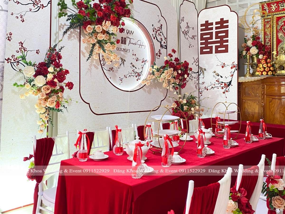 Top 50+ mẫu gia tiên đẹp tone đỏ 10