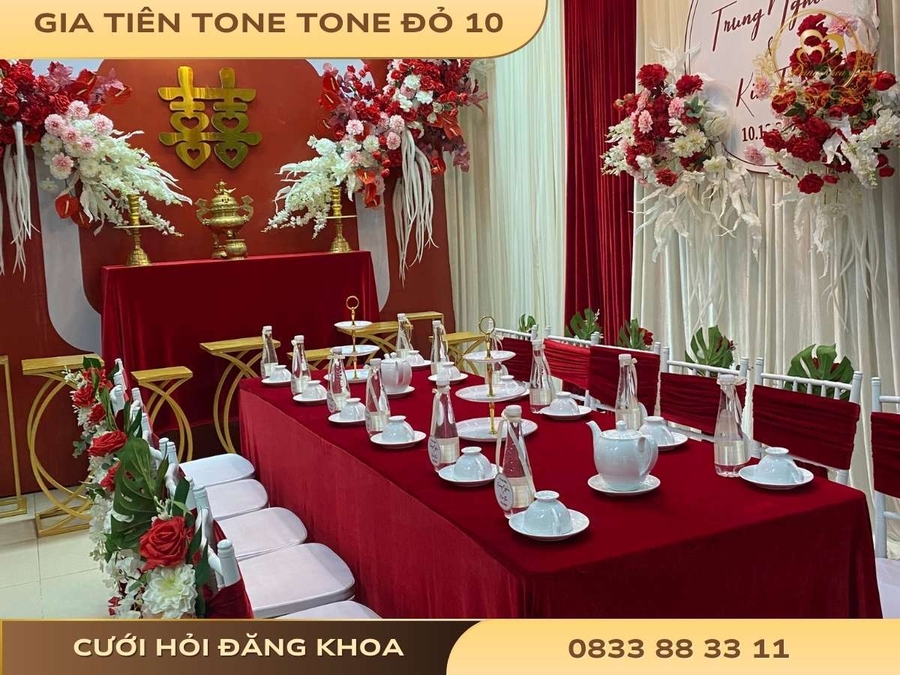 Gia tiên tone đỏ 10