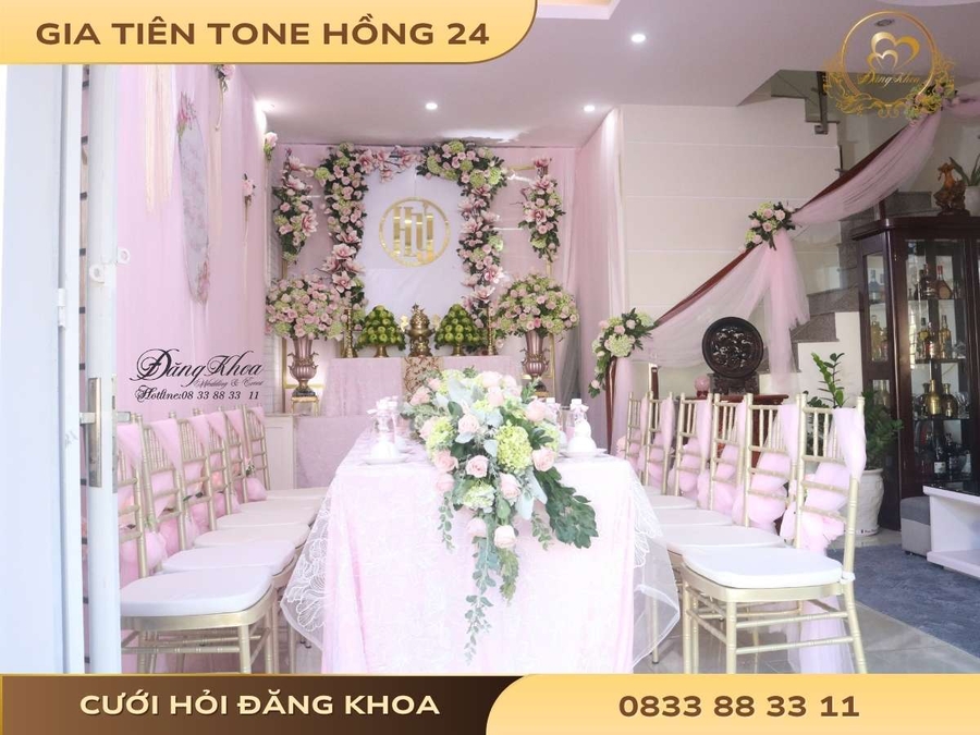 Gia tiên tone hồng 24