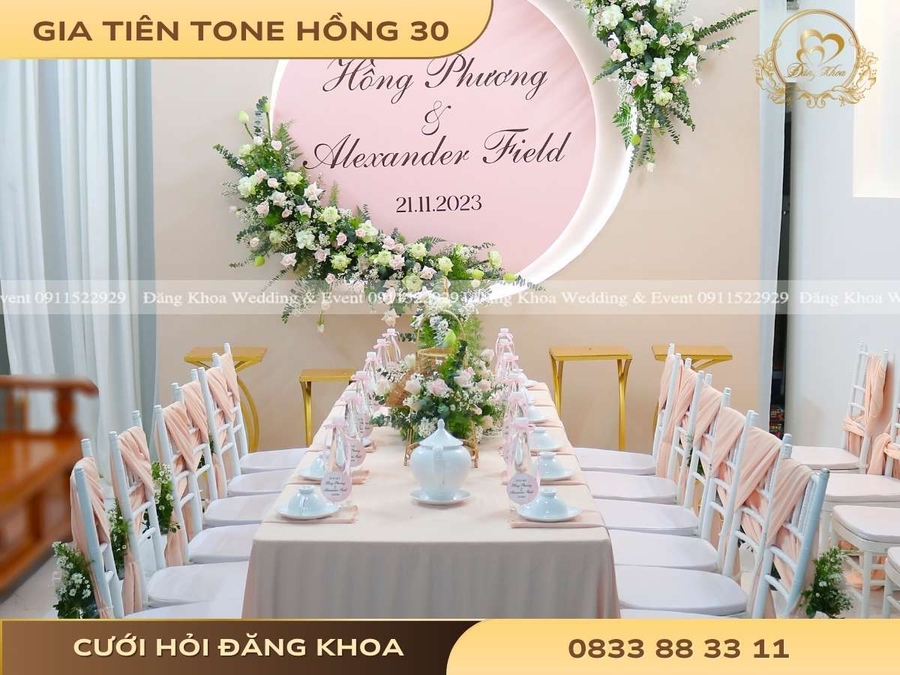 Gia tiên tone hồng 30