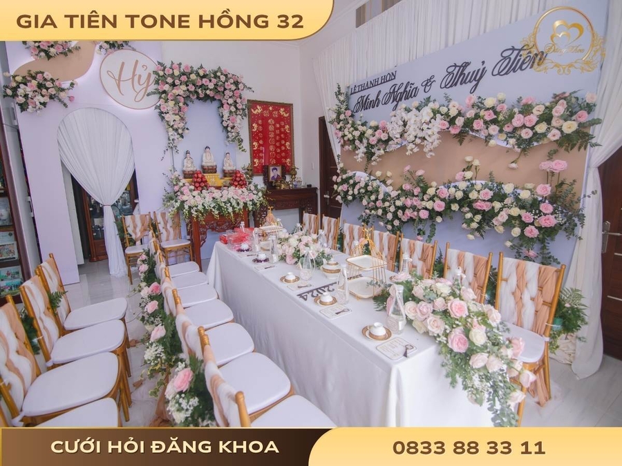 Gia tiên tone hồng 32