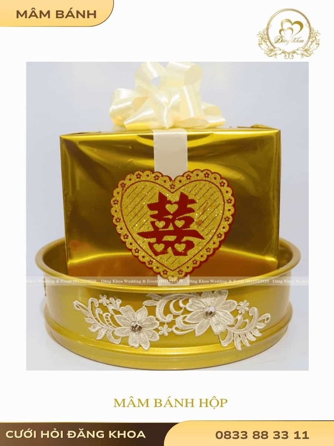 Mâm bánh & cơ bản tone vàng