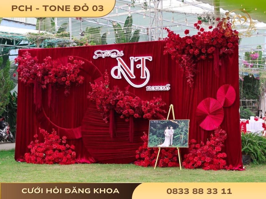 Phông chụp hình - tone đỏ 03