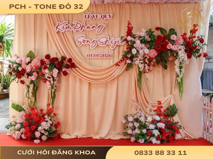 Phông chụp hình - tone đỏ 32