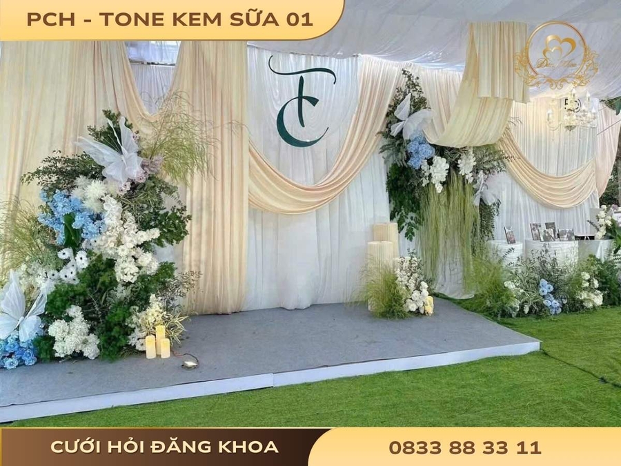 Phông chụp hình - tone kem sữa 01