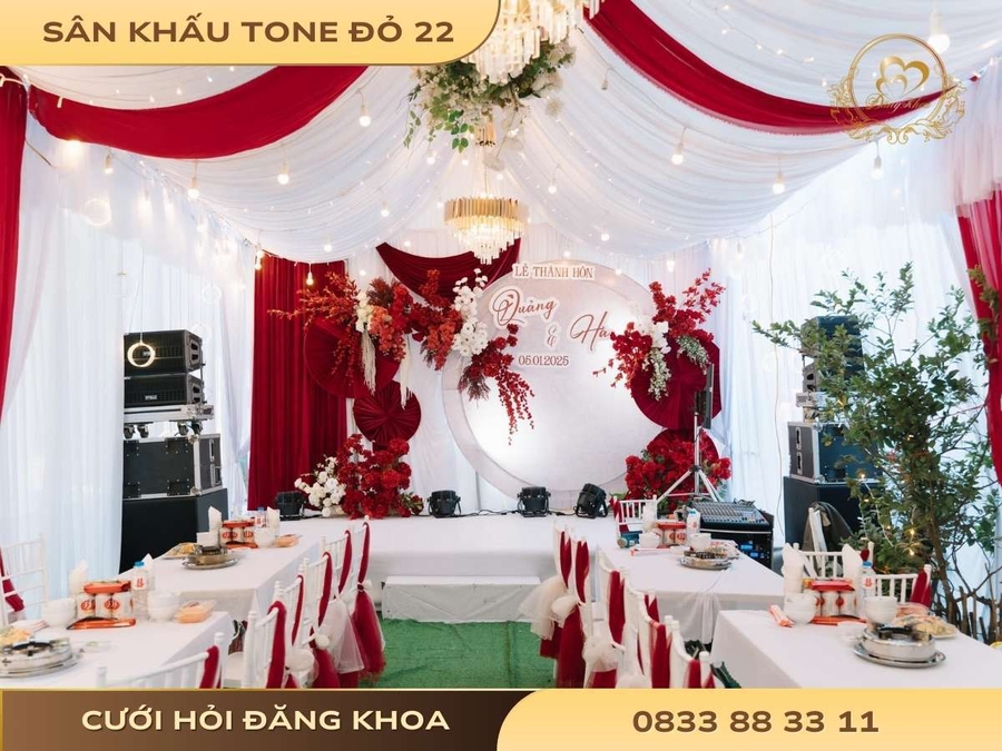 Sân khấu tone đỏ 22