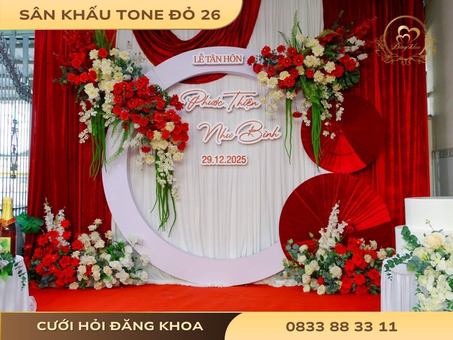 Sân khấu tone đỏ 26