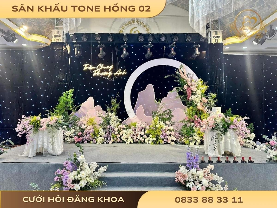 Sân khấu tone hồng 02