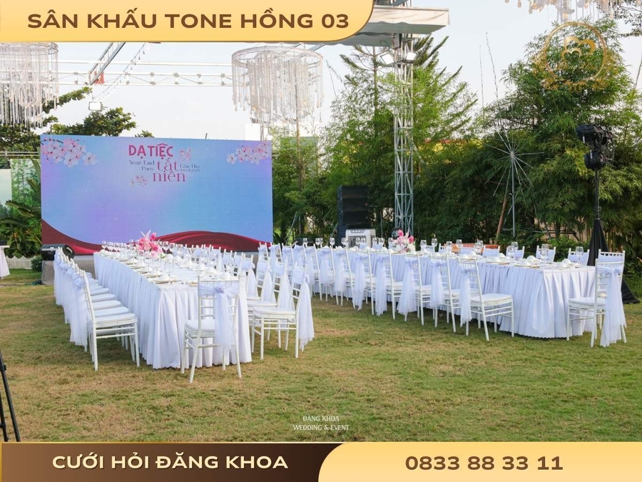 Sân khấu tone hồng 03
