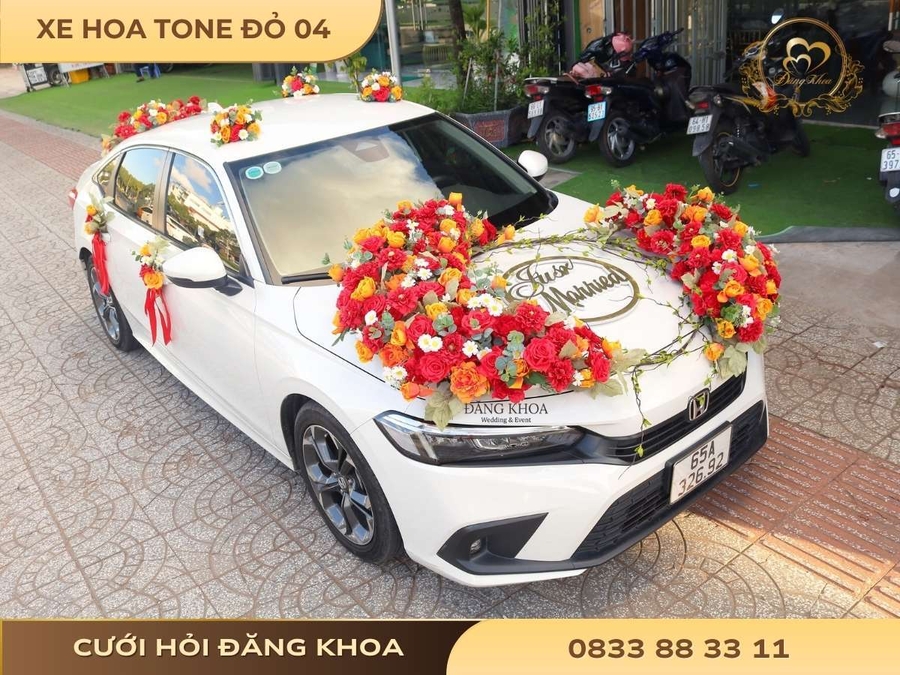 xe hoa tone đỏ 04