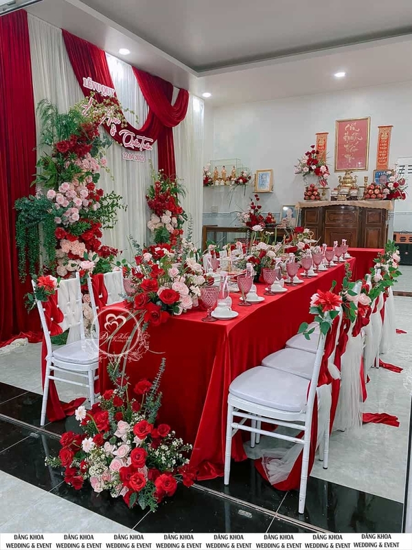 ẢNH LỄ VU QUY & TONE ĐỎ