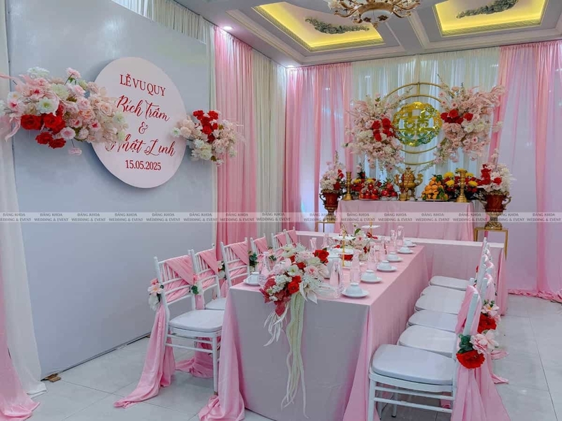 ẢNH LỄ VU QUY & TONE HỒNG 04