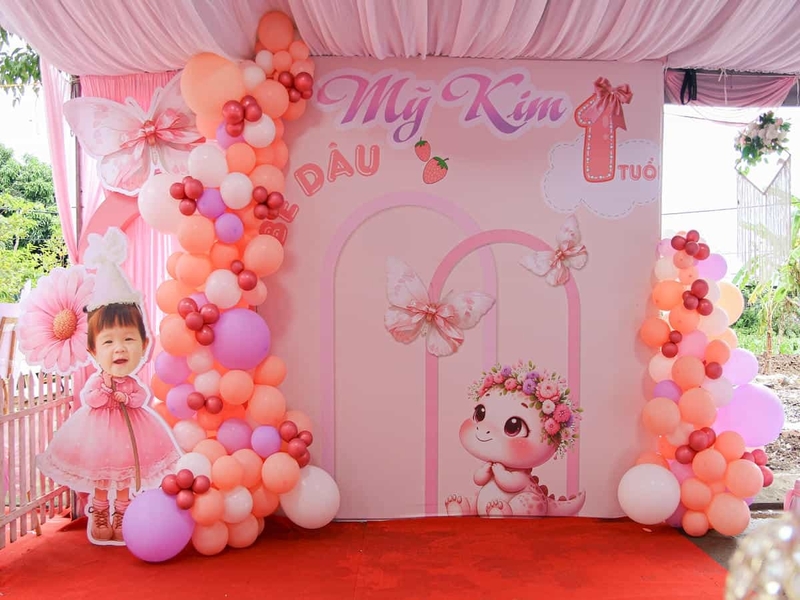 ẢNH TIỆC SINH NHẬT & TONE HỒNG