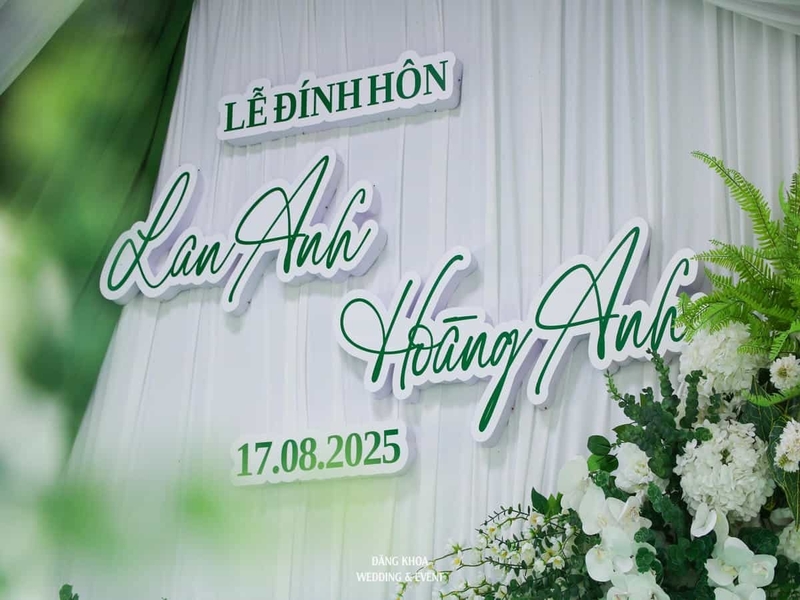 LỄ ĐÍNH HÔN A & A