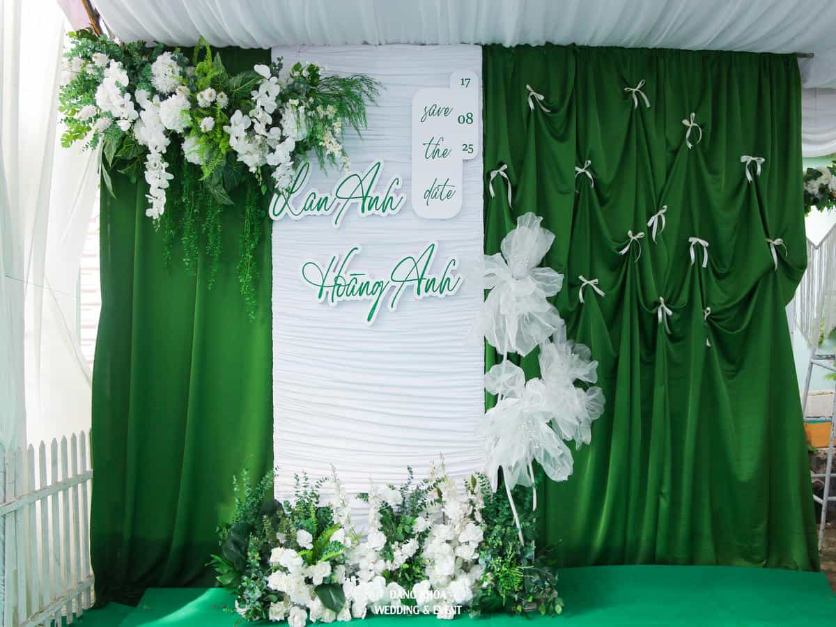 cưới hỏi đăng khoa - phông chụp hình tone trắng xanh