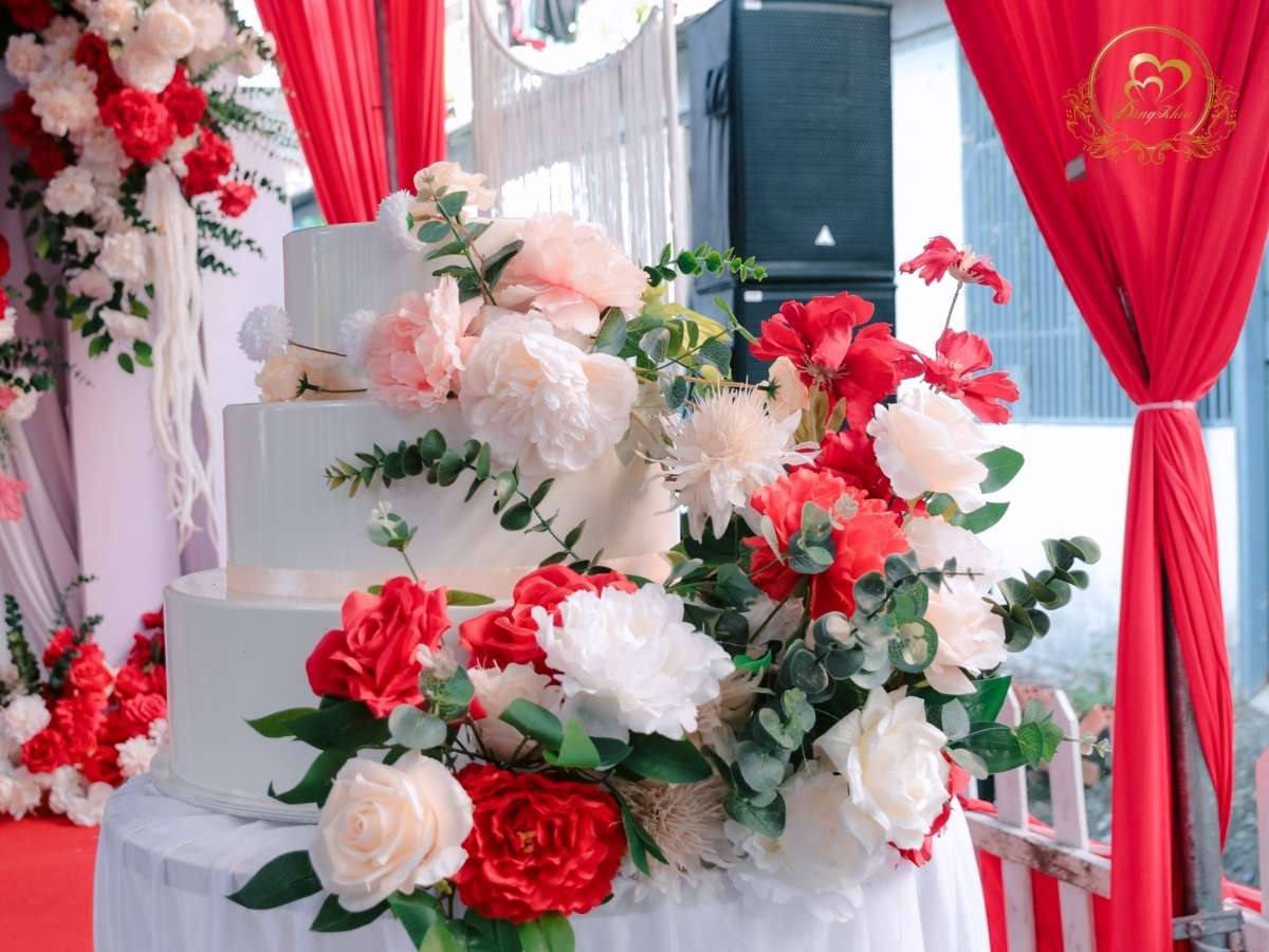 cưới hỏi đăng khoa - bánh kem