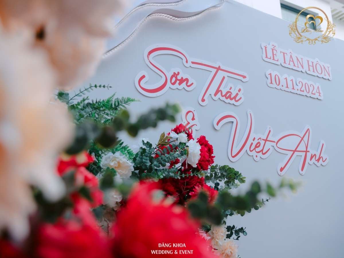cưới hỏi đăng khoa - phông chụp hình tên cô dâu chú rể
