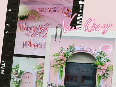 Concept Lễ Vu Quy Hồng Pastel