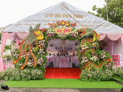 Cổng Hoa Cưới Rồng Phụng