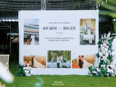 Mẫu backdrop cưới hot nhất 2025