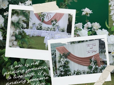 Wedding Decor xu hướng Minimalist