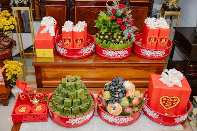 Ý nghĩa của mâm quả  trong ngày cưới
