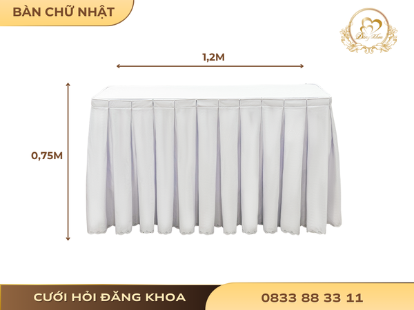 Bàn chữ nhật
