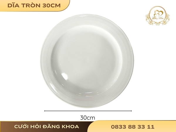 Dĩa tròn 30cm