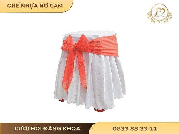 Ghế nhựa cam