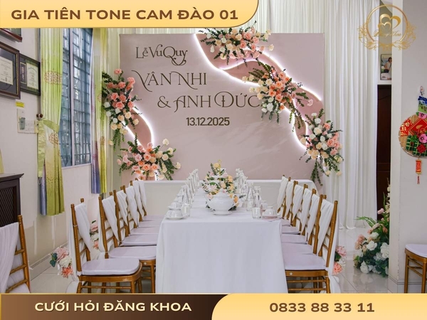 Gia tiên tone cam đào 01