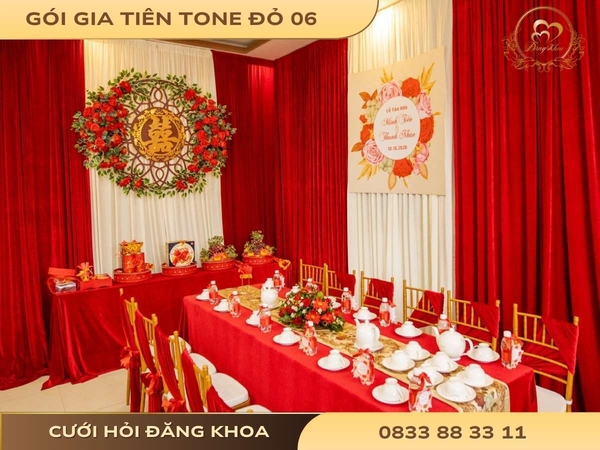 Gia tiên tone đỏ 06
