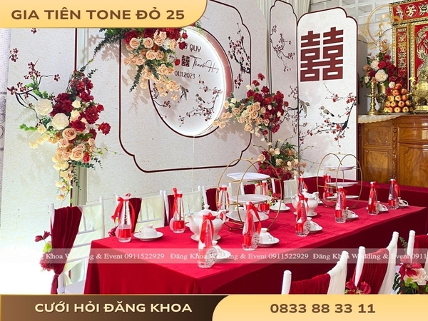Gia tiên tone đỏ 25