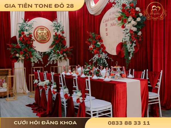 Gia tiên tone đỏ 28