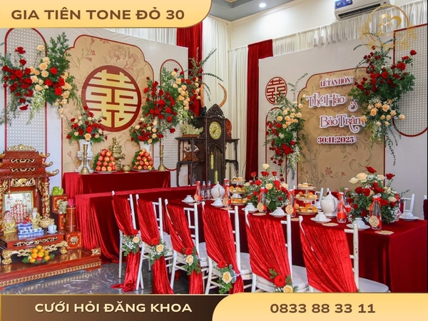 Gia tiên tone đỏ 30