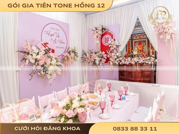 Gia tiên tone hồng 12