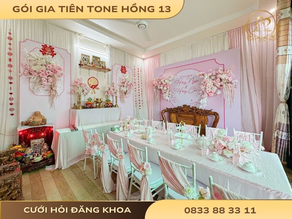 Gia tiên tone hồng 13