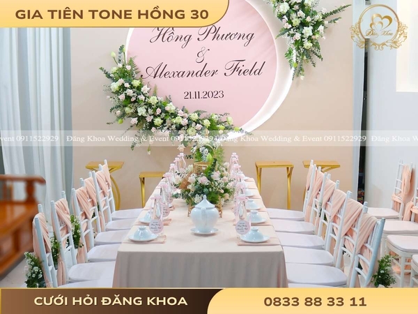 Gia tiên tone hồng 30