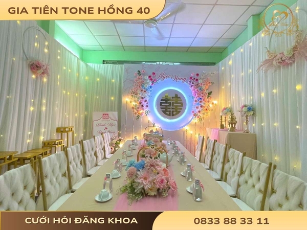 Gia tiên tone hồng 40