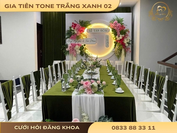 Gia tiên tone trắng xanh 02