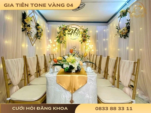 Gia tiên tone vàng 04