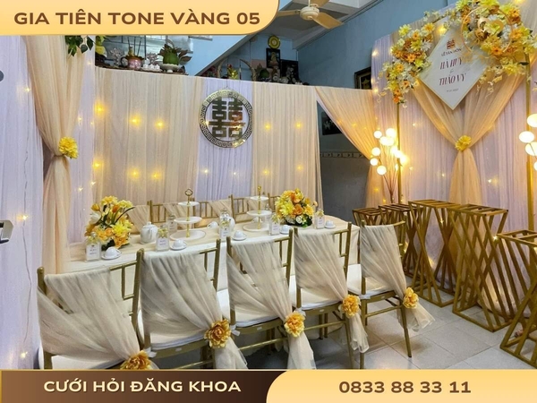 Gia tiên tone vàng 05