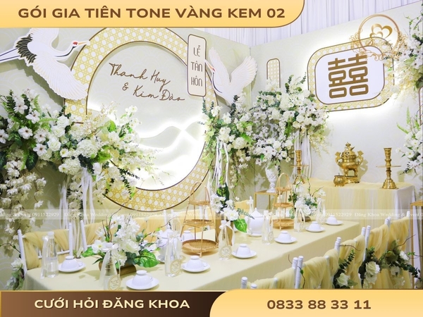 Gia tiên tone vàng kem 02