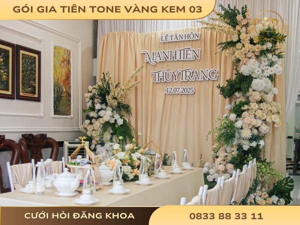Gia tiên tone vàng kem 03