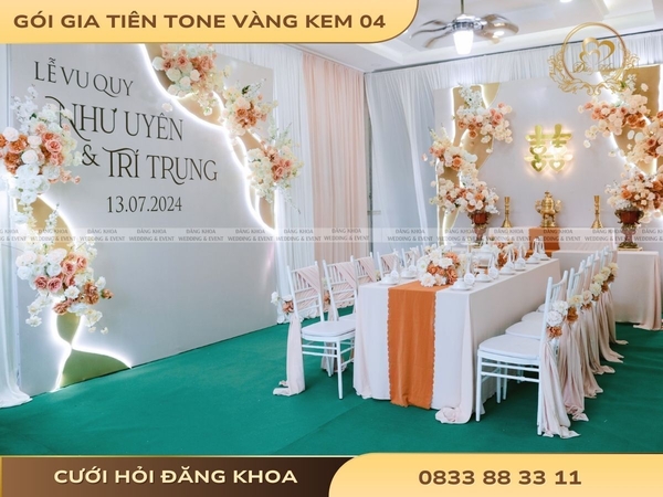 Gia tiên tone vàng kem 04