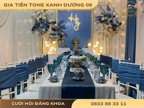 Gia tiên tone xanh dương 09