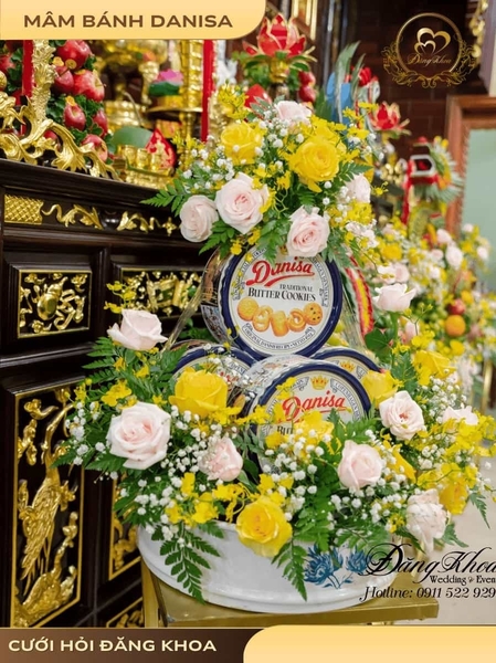 Mâm quả tone vàng 02