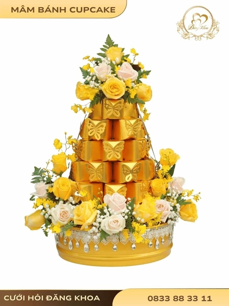 Mâm quả tone vàng 03