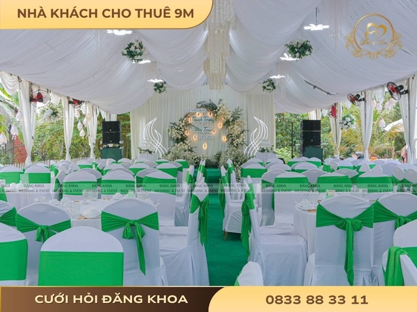 Nhà khách cho thuê 9m