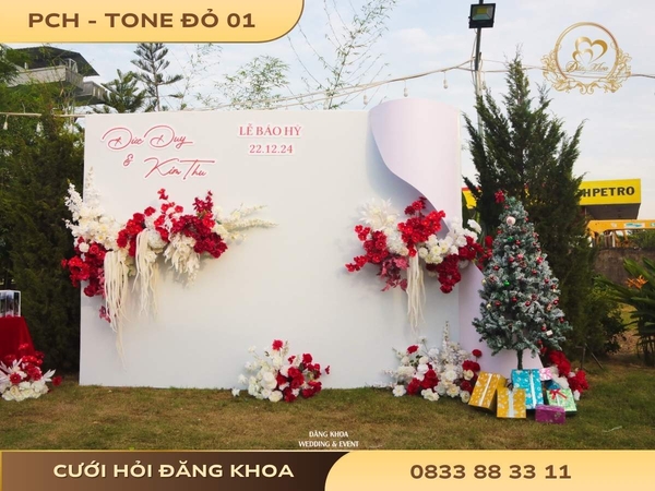 Phông chụp hình - tone đỏ 01
