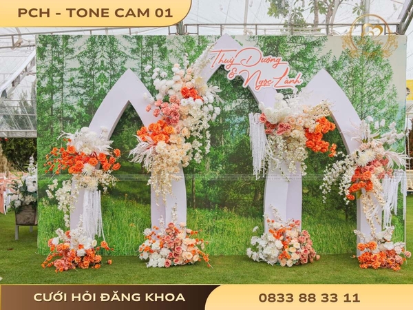 Phông chụp hình - tone cam 01
